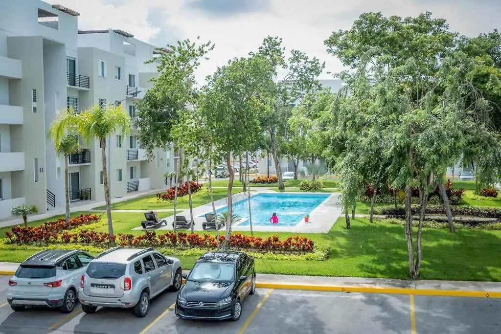 Depto 2 Rec. Con Vista A La Piscina En C. Privada Apartment Playa del Carmen 0*,  Mexico